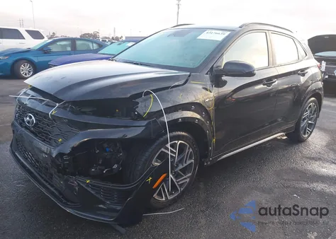 2023 Hyundai Kona N Line from USA, damaged, VIN KM8K33A32PU020663